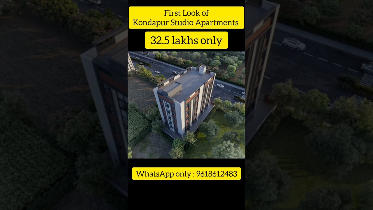 Get Rental income! studio apartment in Kondapur 