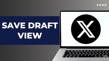 How To Save And View Drafts On X (Formerly Twitter) PC