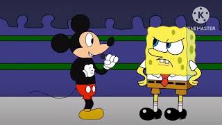 Mickey Mouse Vs SpongeBob SquarePants Remastered Cartoon Beatbox Battles