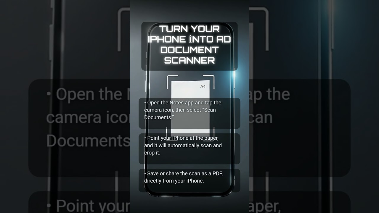 Your iPhone Is a Powerful Document Scanner 📄 