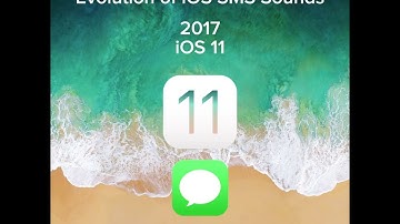 Evolution of iOS SMS Sounds