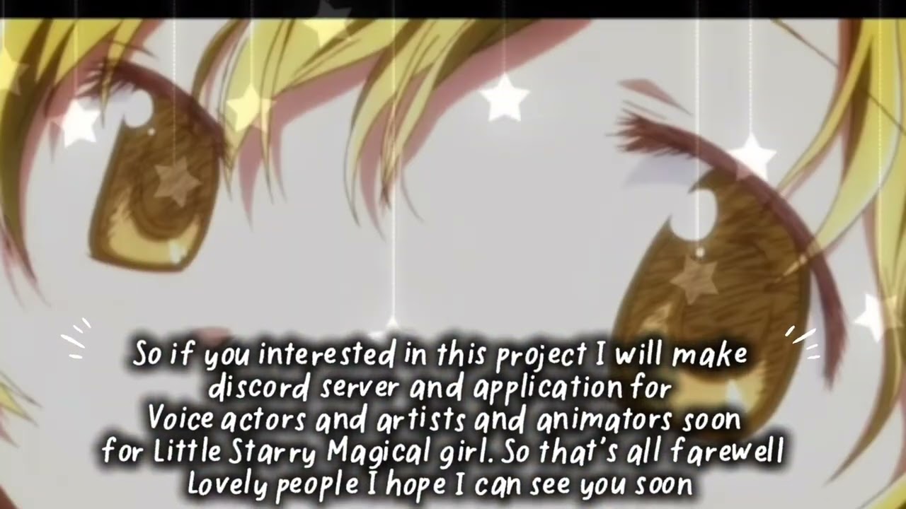 Information on my indie animation show project “Little Starry magical girl”