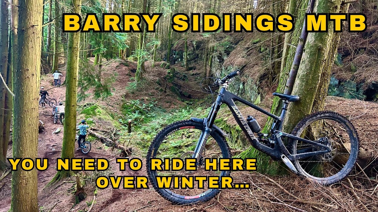 Barry sidings MTB…The best winter riding spot - YouTube