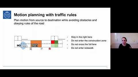 Jana Tumova - Motion planning with temporal logic tasks and constraints
