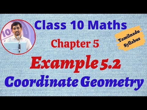 10th Maths  Example 5.2 Coordinate Geometry  AlexMaths TamilNadu Syllabus