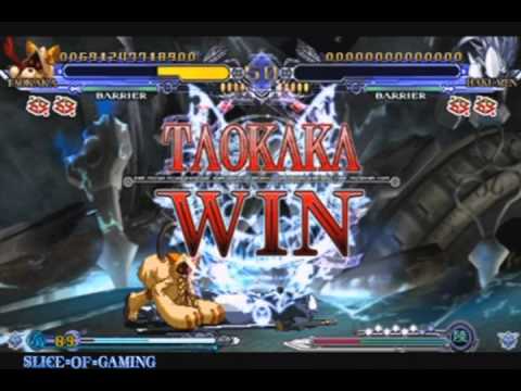Slice of Gaming - BlazBlue: Continuum Shift II (PSP) Taokaka Arcade Run (Full)