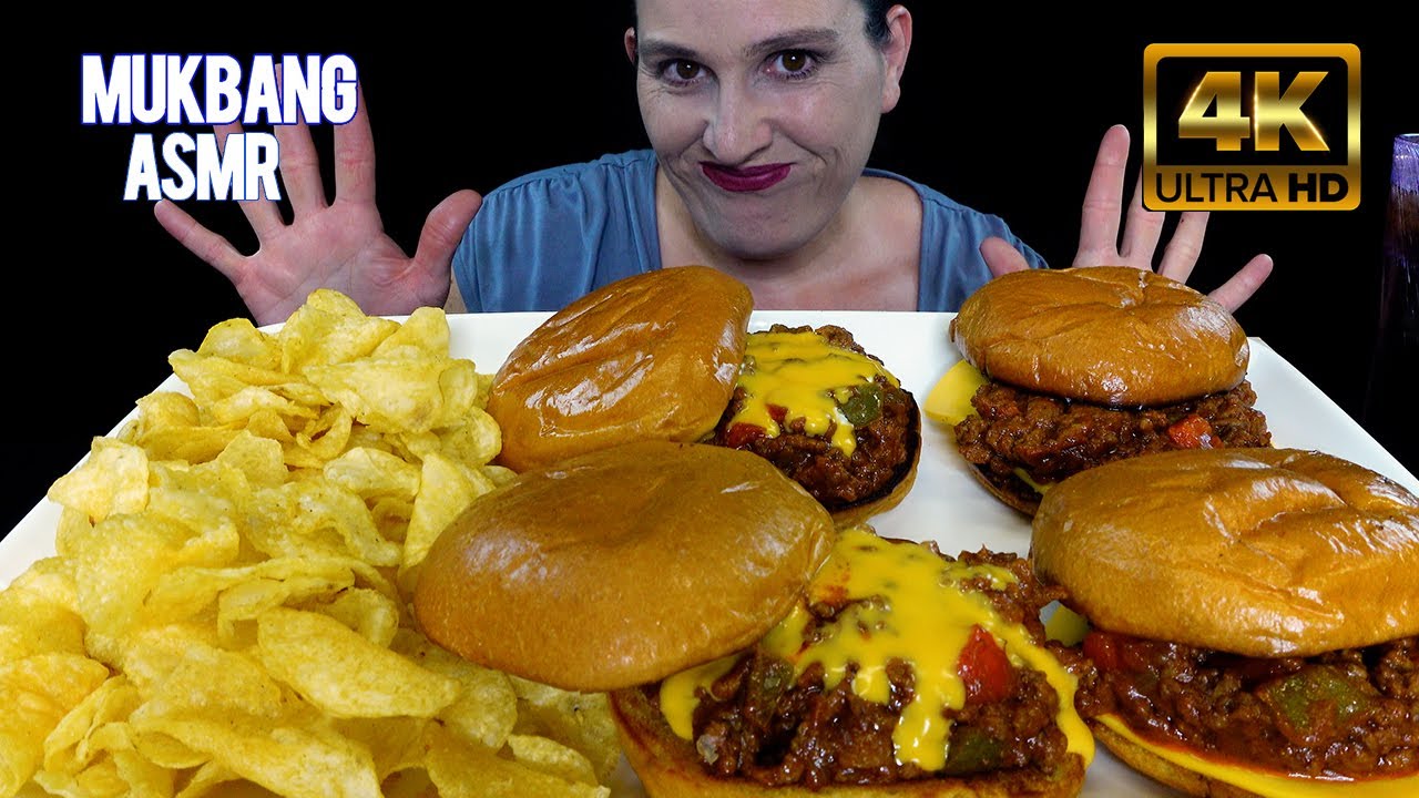 ASMR MUKBANG | SLOPPY JOES | Eating Sounds | 먹방 | VoluptasASMR