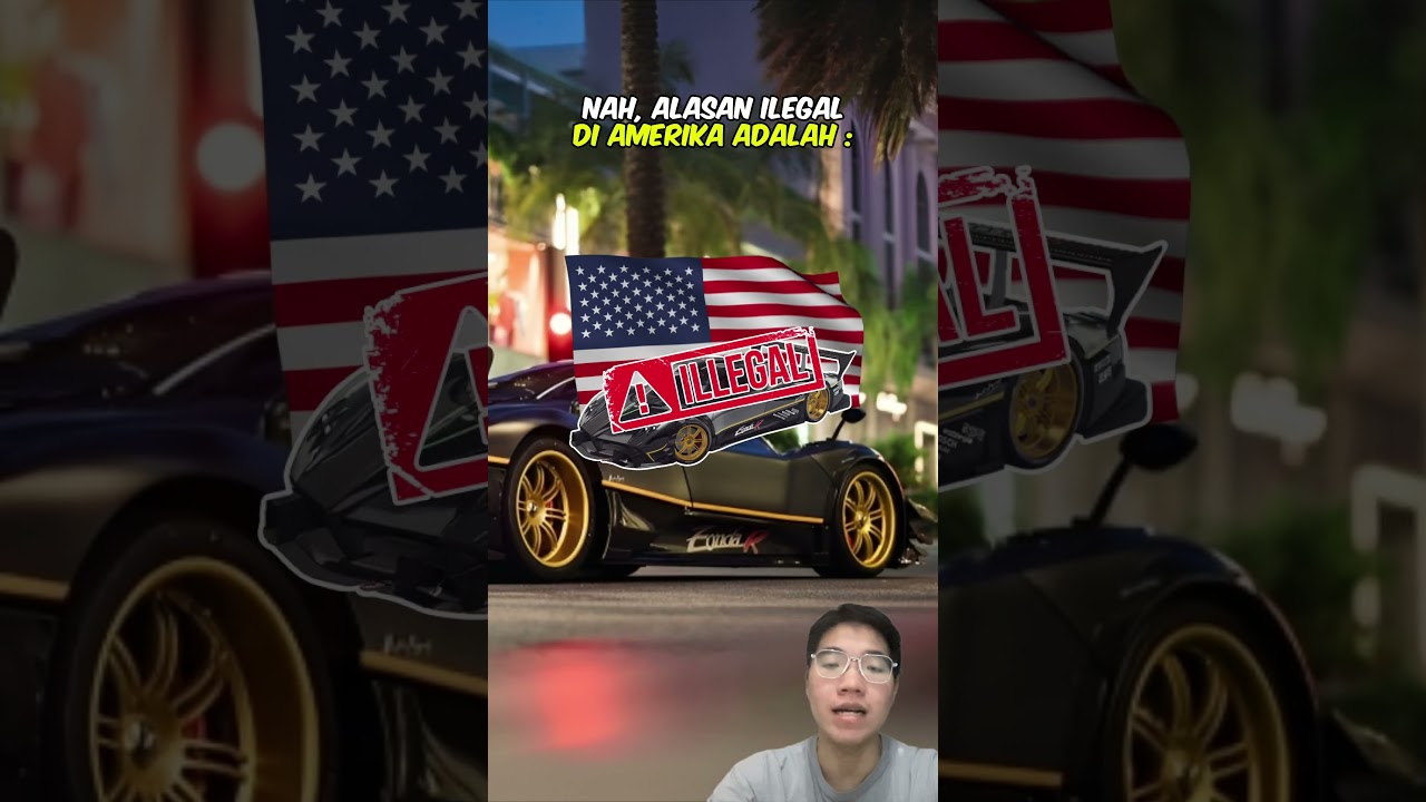 Kenapa Pagani Zonda R ILEGAL di Amerika?! #hypercar #shorts #rumahbalapan
