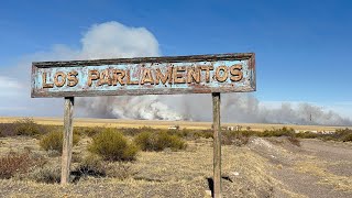Paraje LOS PARLAMENTOS, EX ESTACIÓN del Ferrocarril Gral San Martín, CRÍA DE ANIMALES, El Sosneado