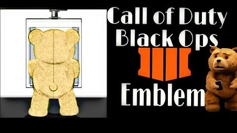 Black Ops 4 cod Bo4 (Ted) Emblem Tutorial