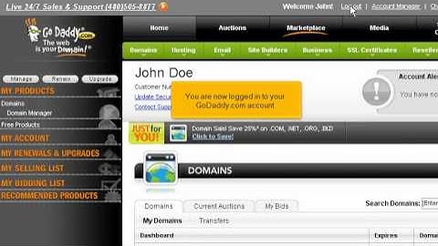 How to Create Private Nameservers at godaddy.com (Flipper Host)