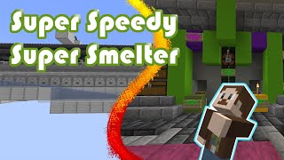 How to Build Begueatti&#39;s Super Fancy Super Smelter (Redstone Tutorial)