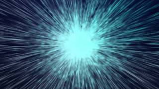 Glowing Cosmic Orb Explosion