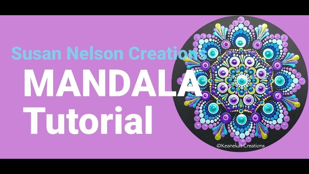 Irresistible Peacock Mandala Tutorial Video by Susan Nelson