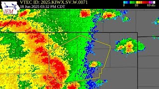 Severe Thunderstorm Warning for Northeastern Indiana. (EAS 960) 6/18/25.