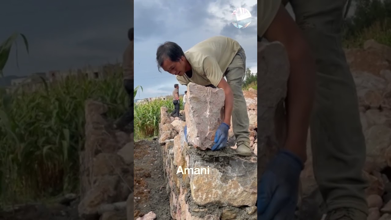 River embankment fort construction process 