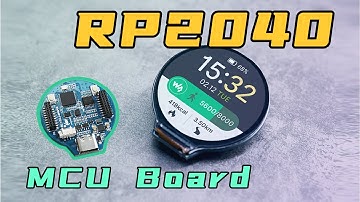 Waveshare RP2040 MCU Board, With 1.28inch LCD, Accelerometer And Gyroscope Sensor