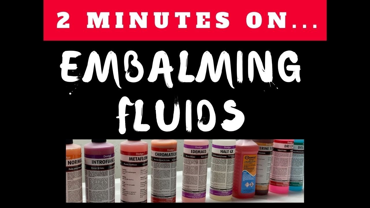 embalming fluid drug