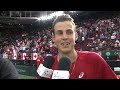 Interview: Vasek Pospisil (CAN) after winning the fourth rubber