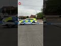 HUGE POLICE as multiple roads closed following CRASH in Huyton