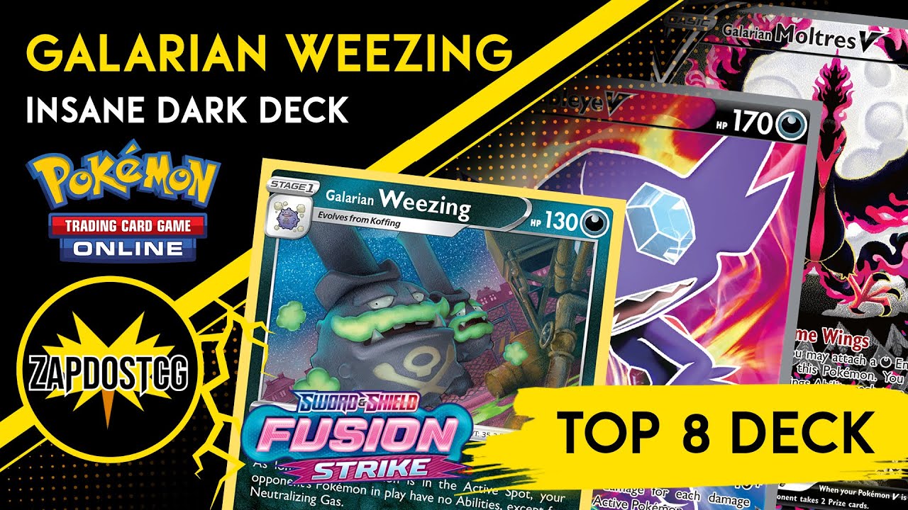 Top 8 Galarian Weezing Sableye V Deck Traps Opponents And Wins Games (Pokemon TCG)