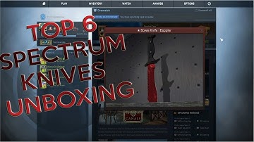 TOP 6 - SPECTRUM KNIFE UNBOXING