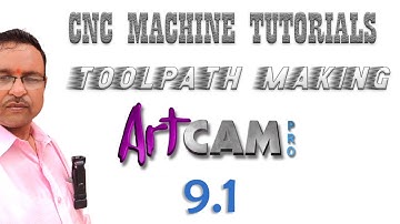 How to Create 2D Profile End Milling Tool Path in Artcam. artcam tutorial.||