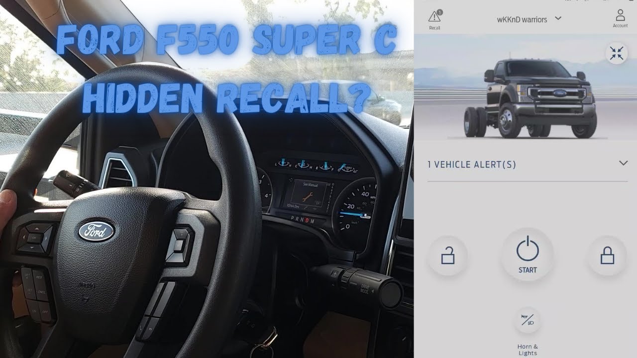 FORD F550 HIDDEN RECALL!? Super C RV 
