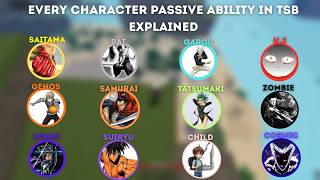 ALL PASSIVE ABILITIES IN TSB EXPLAINED