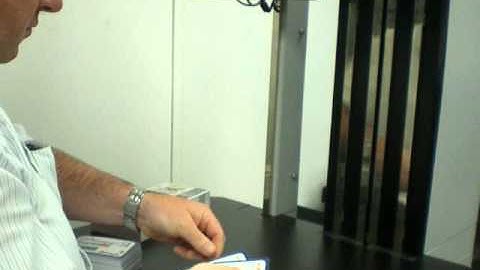 Optical counter - Vacuumatic Count-S - Optical counting of customer samples of scratch cards