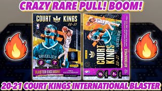 CRAZY RARE PULL! | 2020-21 Panini Court Kings Basketball International Blaster Box Review