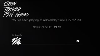 Tryhard PSN Names Not Taken June 2022 🖤