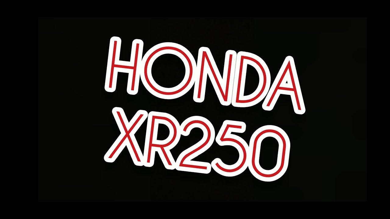 РЕГУЛИРОВКА КЛАПАНОВ НА HONDA XR250 - YouTube