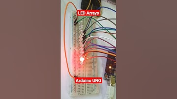 Arduino LED Arrays #shorts #electronic #arduino