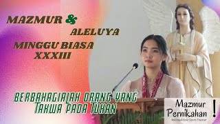 MAZMUR PERNIKAHAN - Berbahagialah Orang Yang Takwa Pada Tuhan (Versi Terbaru)