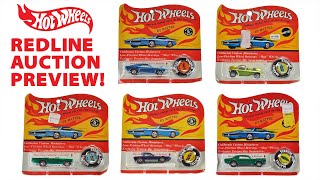Hot Wheels Redline Diecast Auction Preview by Antique Toys
