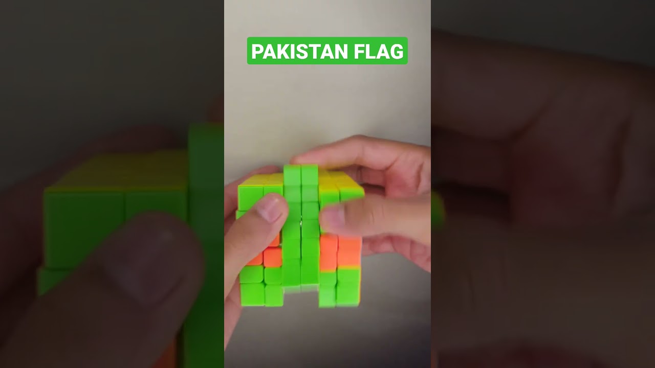 Make Pakistani Flag On 6 x 6 