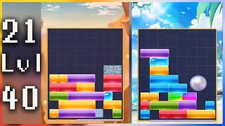 Block Blast Dropdom Puzzle Game  - Gameplay Walkthrough - Levels 21-40 screenshot 5