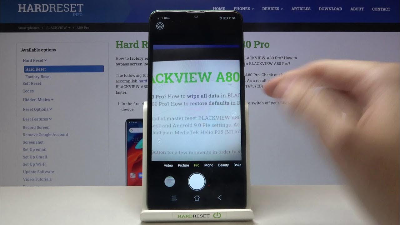 How to Activate Camera Pro Mode in BLACKVIEW A80 Pro Advanced Camera