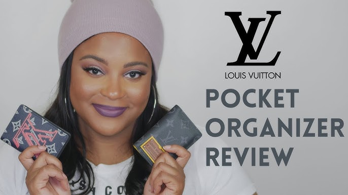 LOUIS VUITTON】Damier Graphite [BORDEAUX] Trim Pocket Organiser Unboxing and  Review! 