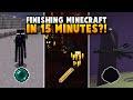 How Can You Beat Minecraft In 15 Minutes Or Less?