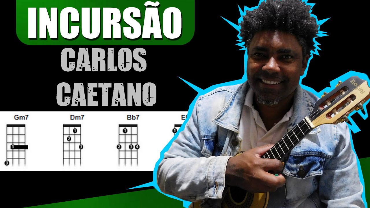 Como TOCAR a MUSICA Incursão /Carlos Caetano / Minha Versão [ SAMBA / PAGODE ] ✅