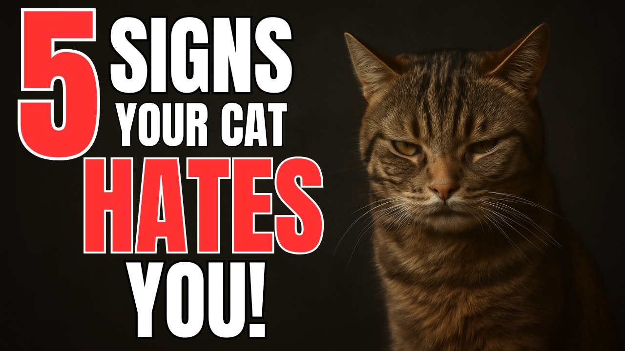 5 Secret Signs Your Cat Hates You 😾