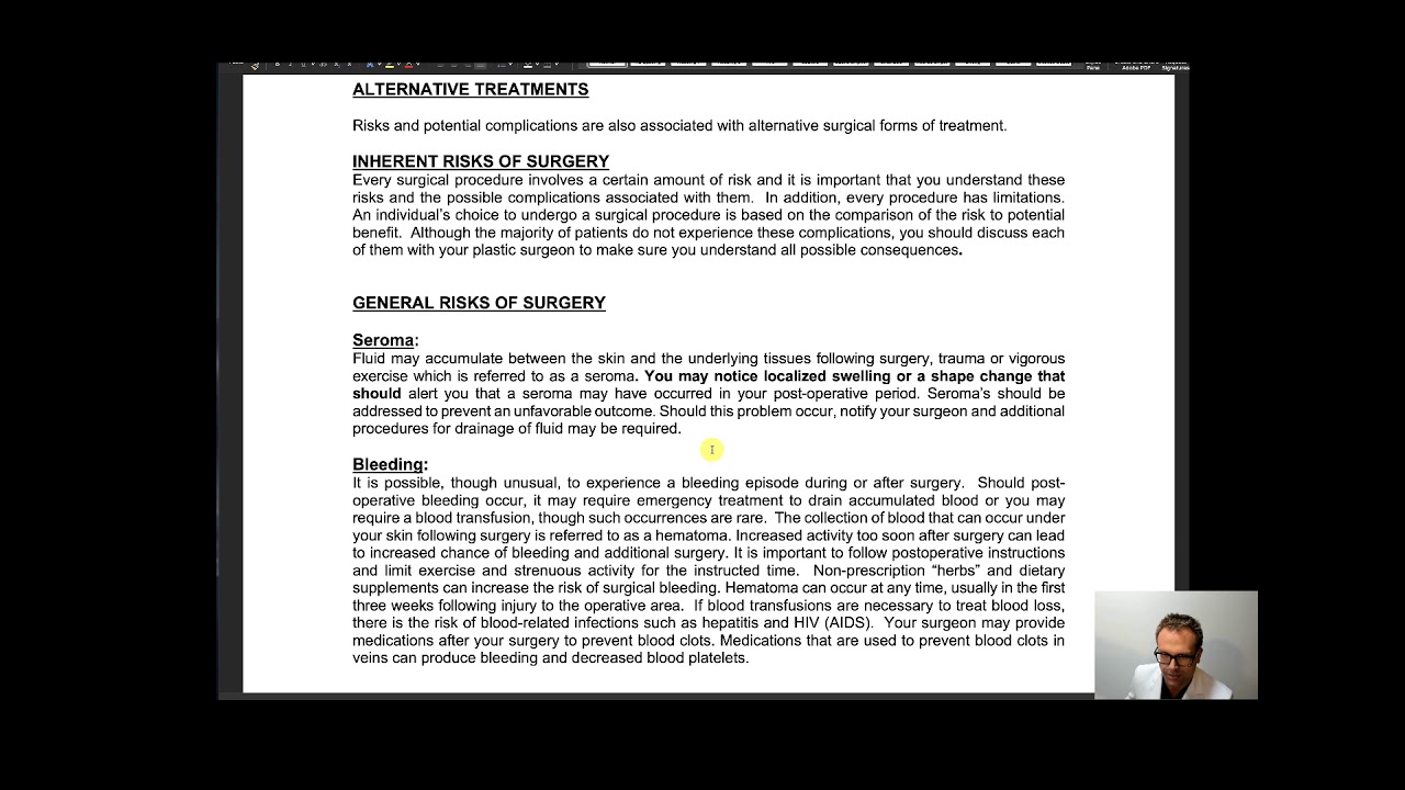 Dr. Benjamin Brown, Plastic Surgeon- ASPS General Consent for Plastic Surgery Procedures