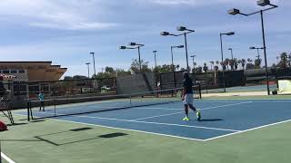 Match point Easter Bowl B16s final