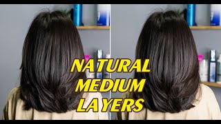 Natural Long to Medium Layered Haircut | Soft Shape, Easy Movement for Everyday Women screenshot 3