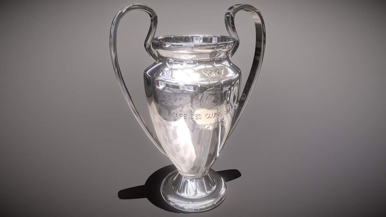 UEFA Champions League Trophy Ucl - 3D Model by polygun