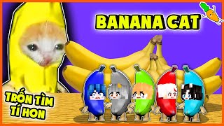 Kamui Thử Thách TRỐN TÌM TÍ HON BANANA HAPPY CAT Trong Minecraft