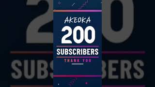 Thank you guys so much for 200 subscribers ❤️