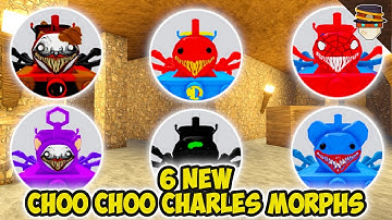 [UPDATE 15 🧊] How to get ALL 6 NEW CHOO CHOO CHARLES MORPHS | Roblox